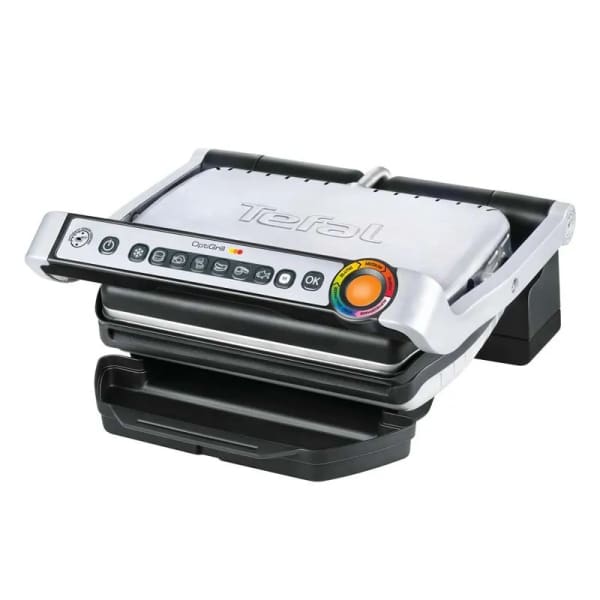 Grille Viande Tefal 2000W OptiGrill Gris (GC712D12) Grille Viande Tefal 2000W OptiGrill Gris (GC712D12)
